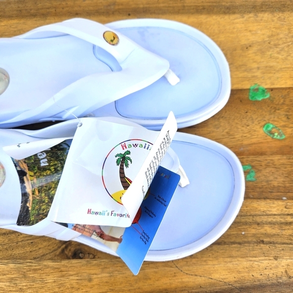 Hawaiian Jellys Ultra Comfort Kea Haú Unisex  Sandals Women's Size 10 - Picture 11 of 13